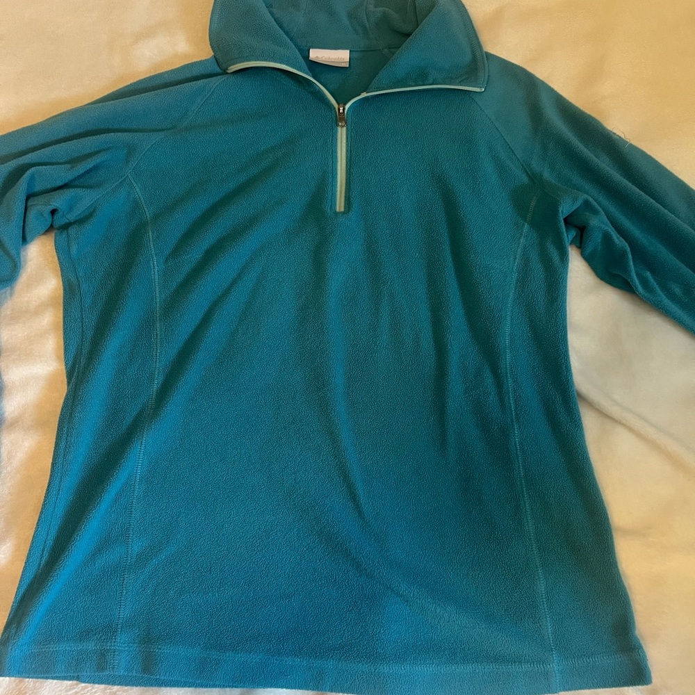 Columbia Teal Quarter-Zip Sweatshirt